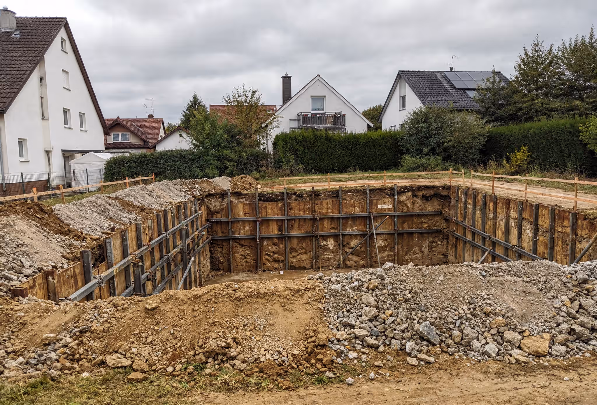 Fertiges Tiefbauprojekt 1 in Ulm — Referenz