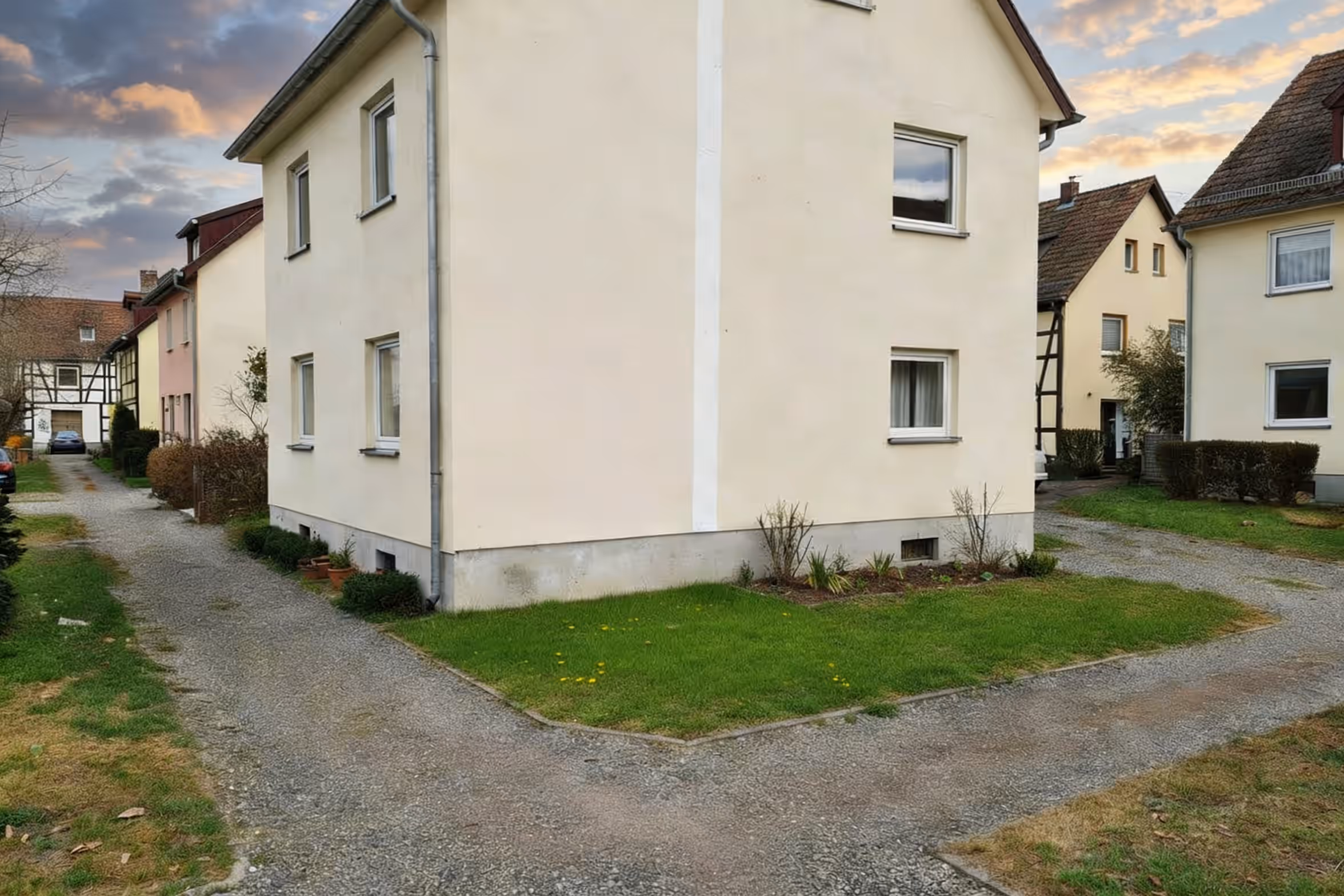Nachher: Selektiver Rückbau Anbau in der Innenstadt